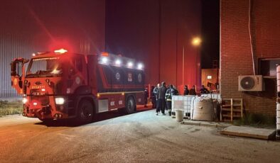 Eskişehir’de atık su arıtma tesisinde çıkan yangın söndürüldü