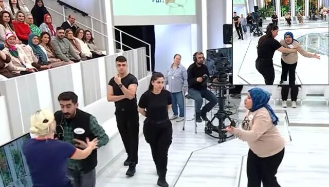 Esra Erol’da “Sevgi var” dedi; yüzleşmede ipler koptu, kocası kaçtı