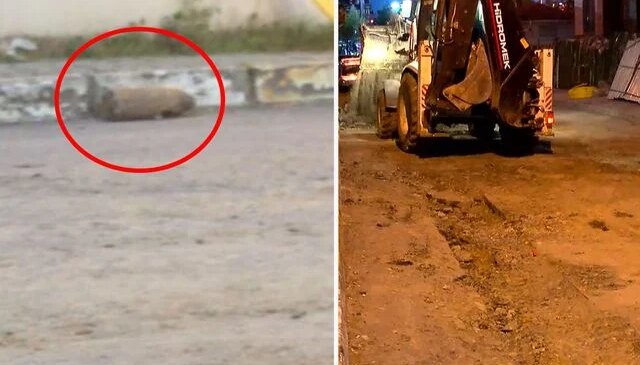 Eyüpsultan’da havan topu mermisi olduğu değerlendirilen mühimmat bulundu