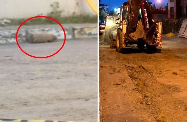 Eyüpsultan’da havan topu mermisi olduğu değerlendirilen mühimmat bulundu