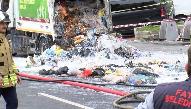 Fatih’te çöpe atılan karpit patlamaya neden oldu