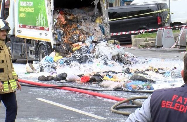 Fatih’te çöpe atılan karpit patlamaya neden oldu