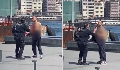 Fatih’te büfeden aldığı döner bıçağıyla kendisini yaraladı