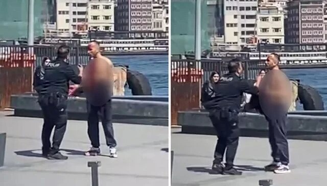 Fatih’te büfeden aldığı döner bıçağıyla kendisini yaraladı