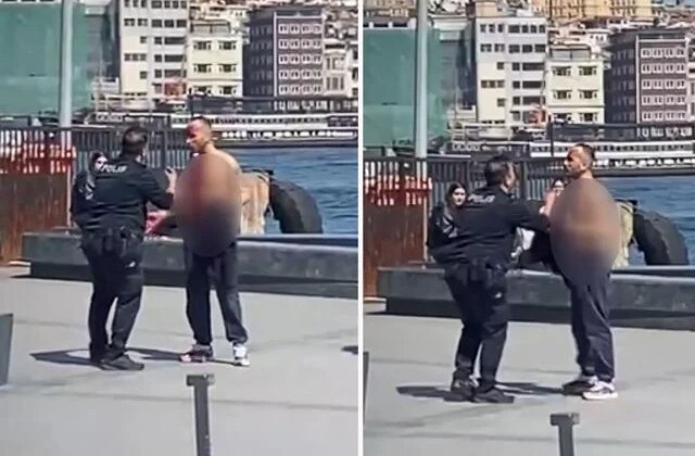 Fatih’te büfeden aldığı döner bıçağıyla kendisini yaraladı