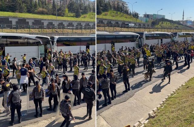 Fenerbahçe taraftarı RAMS Park’a ulaştı