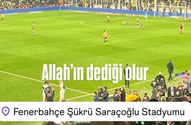 Fenerbahçeli taraftarların arasındaydı! Bu paylaşımı bakın kim yapmış