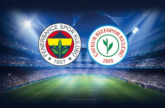 Fenerbahçe’nin Çaykur Rizespor mücadelesi 11’i belli oldu