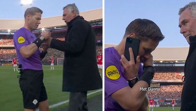 Final maçında görülmemiş olay! Hakem maçı durdurup çalan telefona cevap verdi, gerçek sonradan ortaya çıktı