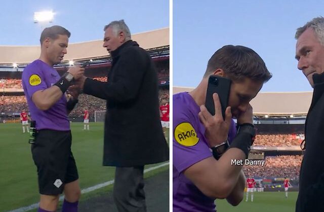 Final maçında görülmemiş olay! Hakem maçı durdurup çalan telefona cevap verdi, gerçek sonradan ortaya çıktı