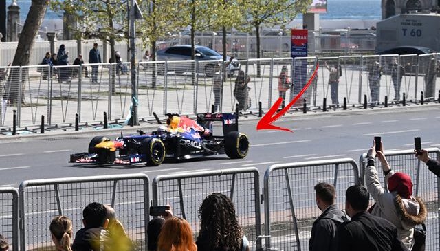 Formula 1 aracı İstanbul sokaklarında:  Bir anda geçti, neye uğradığımı şaşırdım