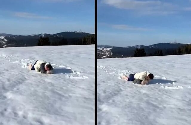 Galatasaray galibiyeti sonrası soluğu yaylada alan Fatih Tekke, Ali Yılmaz’la güreşti