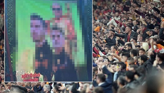 Galatasaray taraftarından tepki çeken pankart