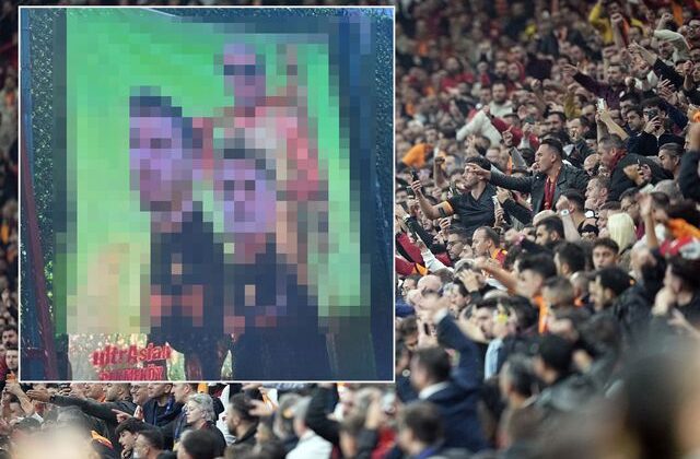 Galatasaray taraftarından tepki çeken pankart