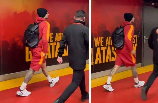 Galatasaray’ın yıldız ismi maçın bitiminin hemen ardından stattan tek başına ayrıldı