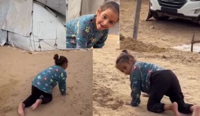 Gazze’de insani dram! Engelli çocuk saldırılar altında yaşamaya çalışıyor