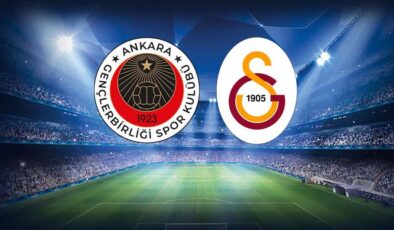 Gençlerbirliği-Galatasaray mücadelesinin ilk 11’leri belli oldu! Yıldız isim kadroda yok