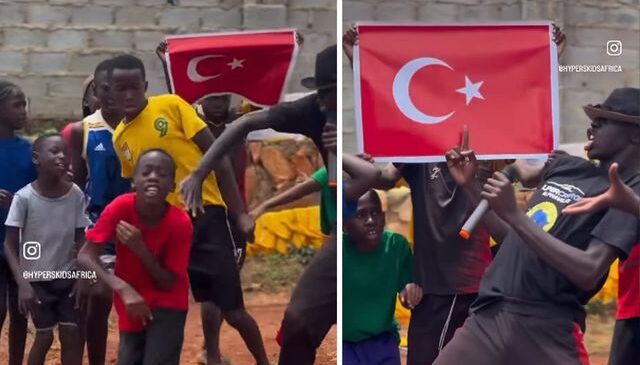 Generali Türkiye’yi tehdit ediyordu! Ugandalı gençlerden Bizim Çocuklar’a özel marş