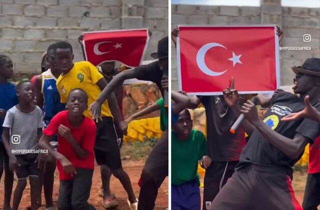 Generali Türkiye’yi tehdit ediyordu! Ugandalı gençlerden Bizim Çocuklar’a özel marş