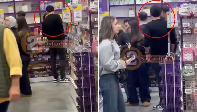 Hacı Sabancı, Gratis’te alışveriş yaparken görüntülendi