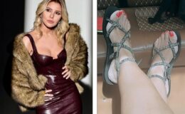 Gülben Ergen’in özel abonelerine ayaklarını paylaşması olay oldu