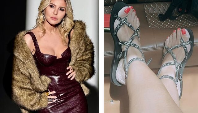 Gülben Ergen’in özel abonelerine ayaklarını paylaşması olay oldu