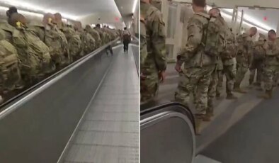 Gündem yaratan görüntü! BAE binlerce ABD askerini böyle ağırladı