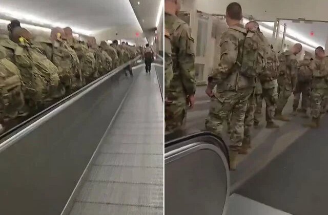 Gündem yaratan görüntü! BAE binlerce ABD askerini böyle ağırladı