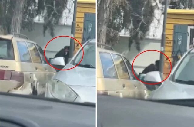 Güpegündüz yaptıklarına bakın: “Başımıza taş yağacak” dedirten görüntü