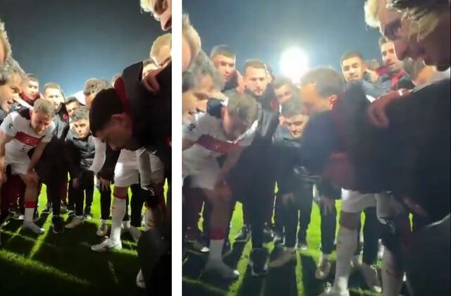 Hakan Çalhanoğlu’ndan maç sonunda tarihi konuşma