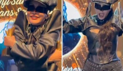 Hande Yener ödülü alır almaz kırdı