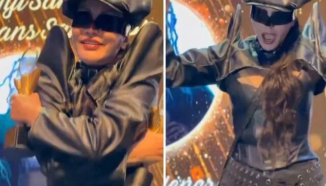 Hande Yener ödülü alır almaz kırdı