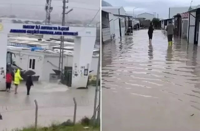 Hatay’da şiddetli yağış; yollar göle döndü, evleri su bastı