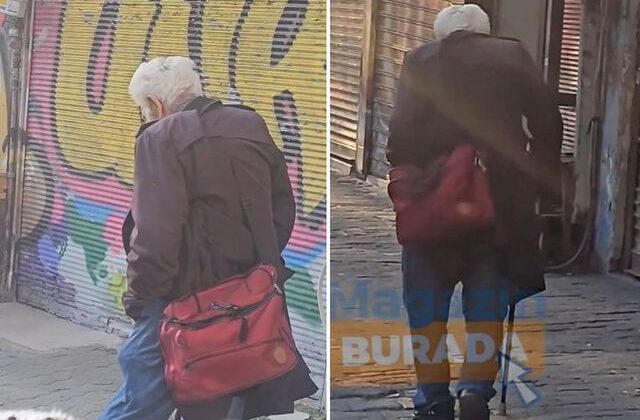 Hayat çok acımasız: Bastonla yürürken görüntülenen usta oyuncunun hali yürek burktu