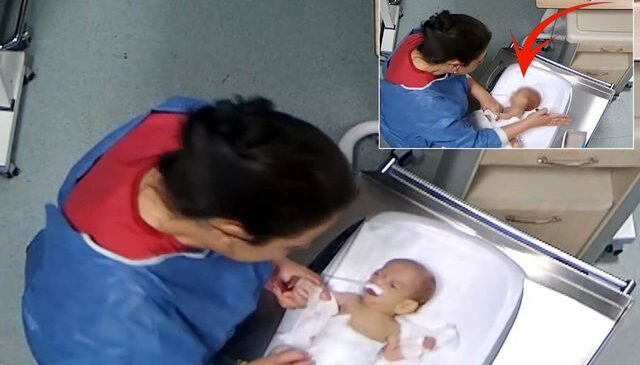 5 günlük bebeği tokatlayan hemşirenin savunması pes dedirtti