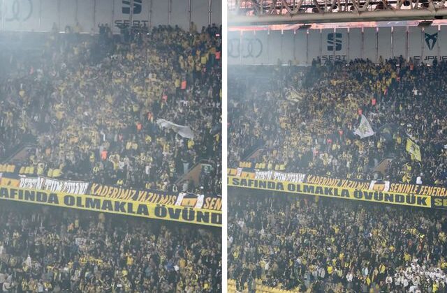 Hepsi birden söyledi! Fener taraftarından Mert Hakan’a büyük destek