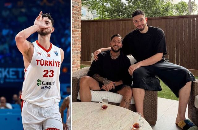 Houston’da Türk buluşması! NBA yıldızı Alperen Şengün ile Mahmut Orhan bir arada