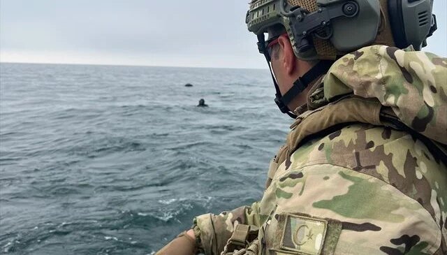 İğneada açıklarında tespit edilen mayın, SAS timlerince imha edildi