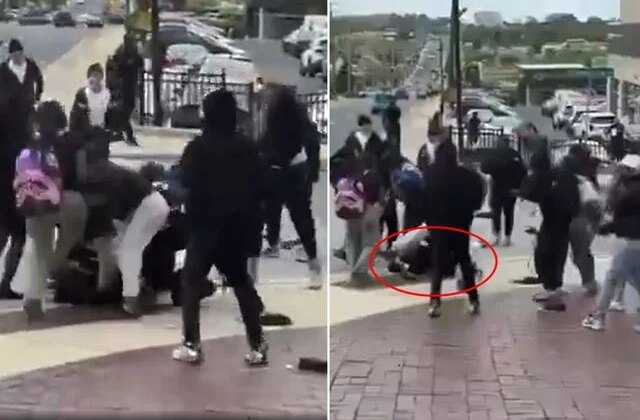 İnfial yaratan görüntü! Kalabalık grup küçük kızı linç etti, çevredekiler tezahürat yaptı