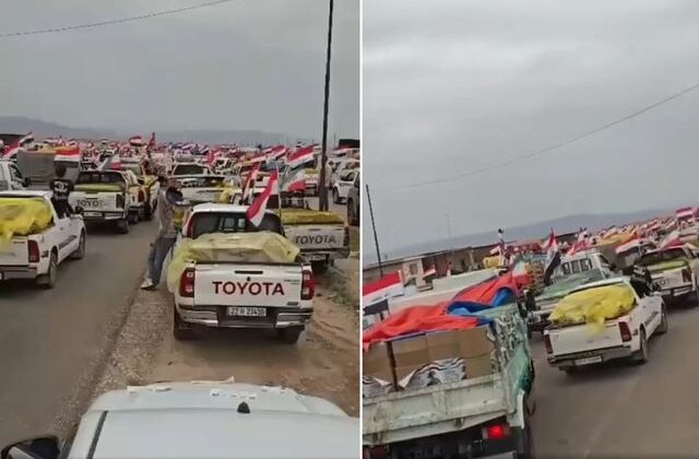 Irak’tan yardım kampanyası! Araçlar akın akın İran’a gidiyor