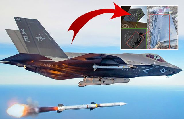 İran, ABD’nin görünmez savaşçısı F-35’i vurdu! İşte enkaz görüntüleri