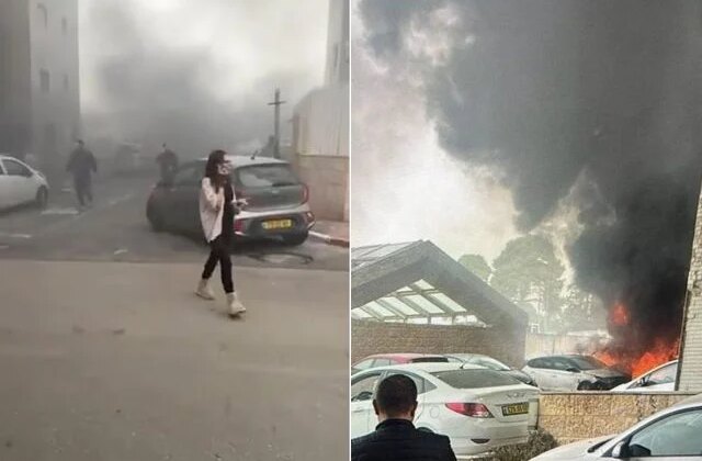 İran, İsrail ekonomisinin kalbini vurdu! Şehrin üstünü siyah dumanlar kapladı