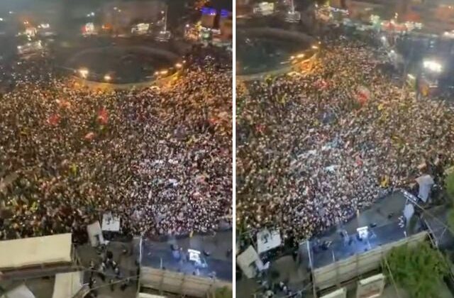 İran’ın başkenti Tahran’da bugüne kadarki en büyük gösteri