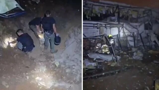 İran’ın vurduğu Petah Tikva’da hasar büyük