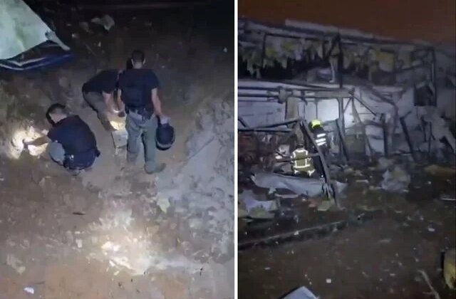 İran’ın vurduğu Petah Tikva’da hasar büyük