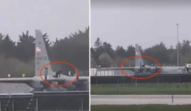 İrlanda’da ABD askeri uçağına baltalı saldırı
