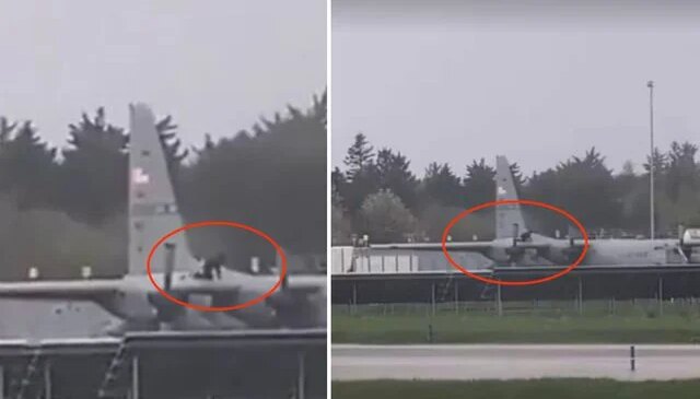 İrlanda’da ABD askeri uçağına baltalı saldırı