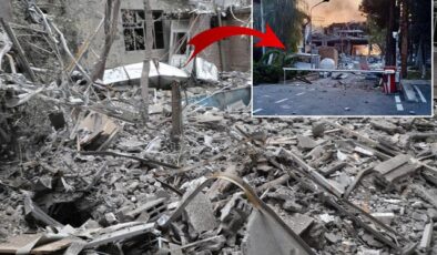 İran’ın kalbini vurdular! 100 yıllık merkez moloz yığınına döndü