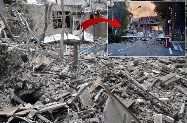 İran’ın kalbini vurdular! 100 yıllık merkez moloz yığınına döndü