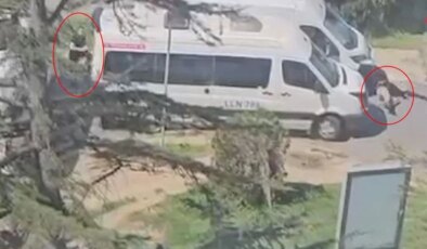 İsrail konsolosluğu önündeki çatışmanın en kritik anı! Kahraman polis teröristi böyle vurdu